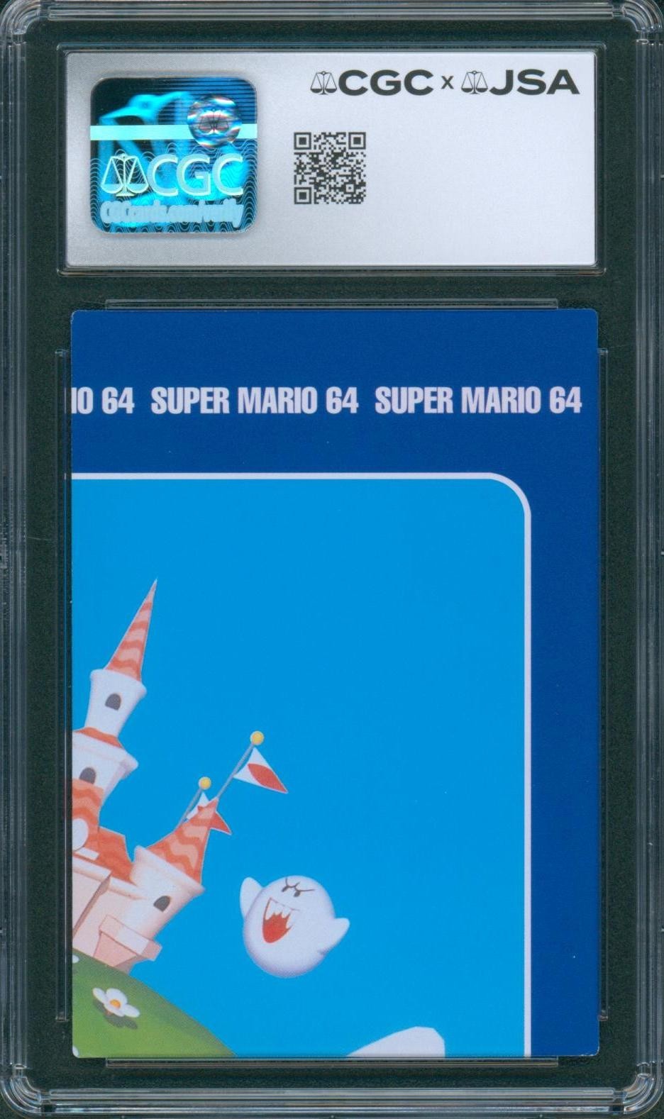 Charles Martinet Signed Amada Card Super Mario 64 Autograph CGC x JSA SLAB