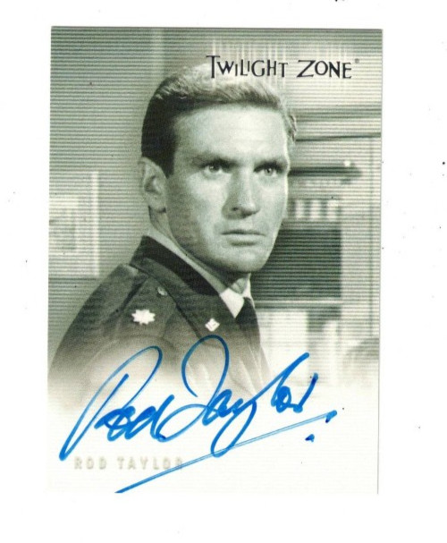 Rod Taylor 1999 Rittenhouse Twilight Zone Autograph Certified Auto Card