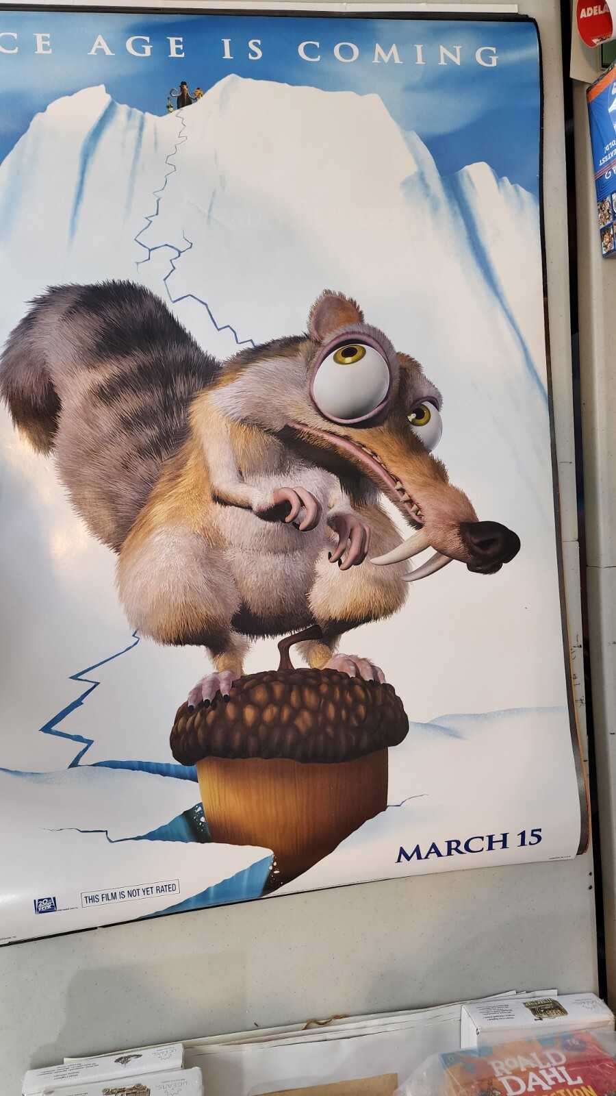 2002 Ice Age Comedy Animation Double Sided 27″ x 41″ Theatrical Movie Poster