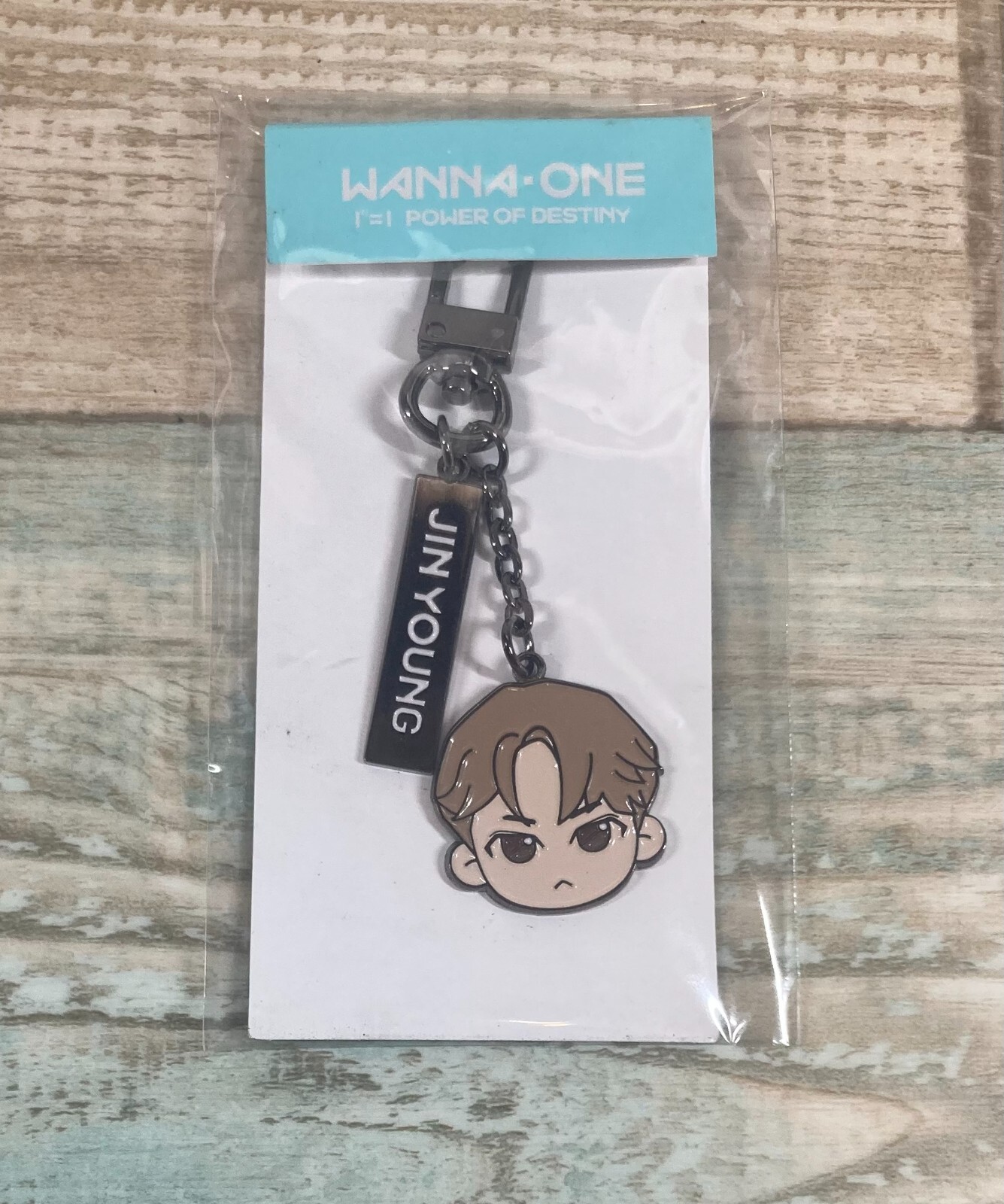 Wanna One Bae Jin Young BRASS keyring Official goods