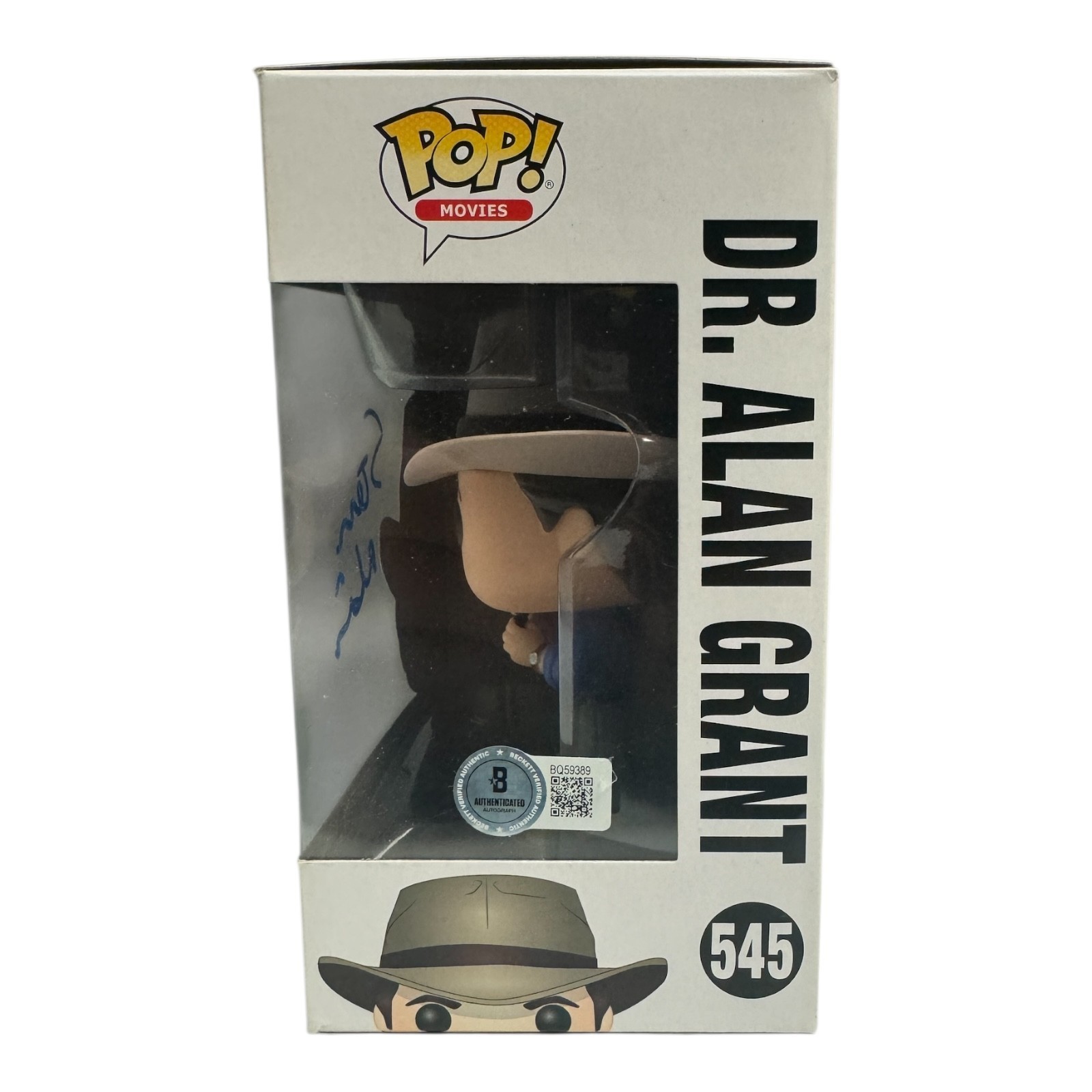 Sam Neill Signed Autograph Jurassic Park Funko Pop 545 Beckett BAS Dr Alan Grant