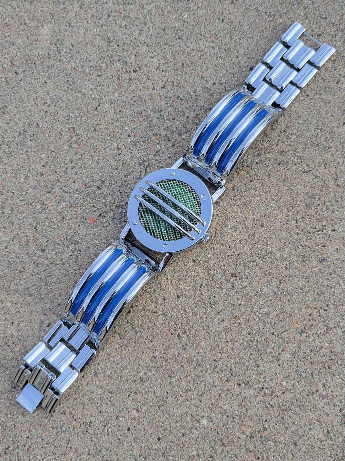 Blue Communicator Power Bracelet Prop for Cosplay