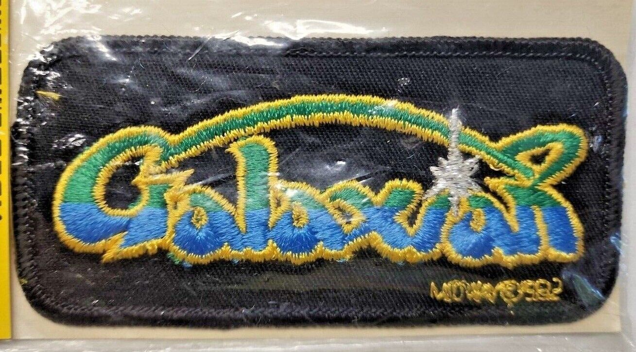 1982 Original Galaxian Patch Midway Atari Seal in Package Rare PB11