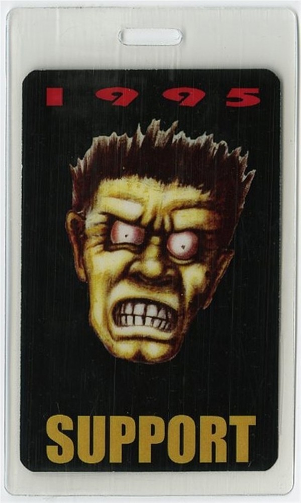The Offspring Laminated Backstage Pass – 1995 Smash Tour