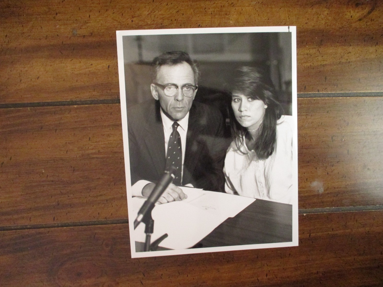 Nancy McKeon/Bruce Weitz(THE TRACEY THURMAN STORY)1989 7 x 9 Black/White Photo