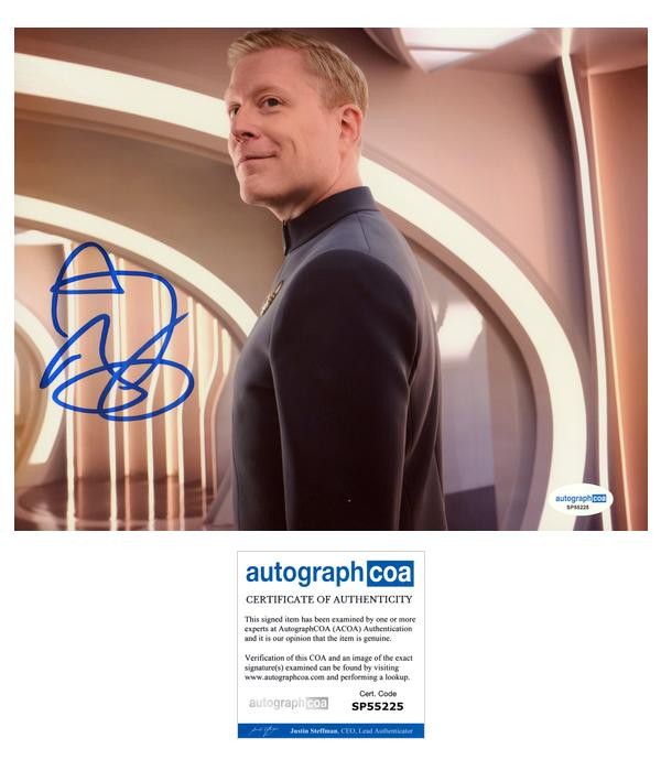 Anthony Rapp “Star Trek: Discovery” AUTOGRAPH Signed ‘Stamets’ 8×10 Photo E ACOA
