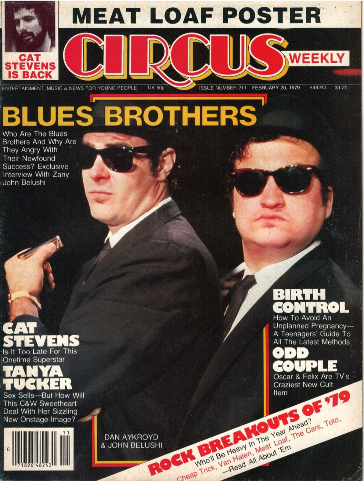 Circus Magazine February 20 1979 Blues Brothers Van Halen J Belushi Cheap Trick