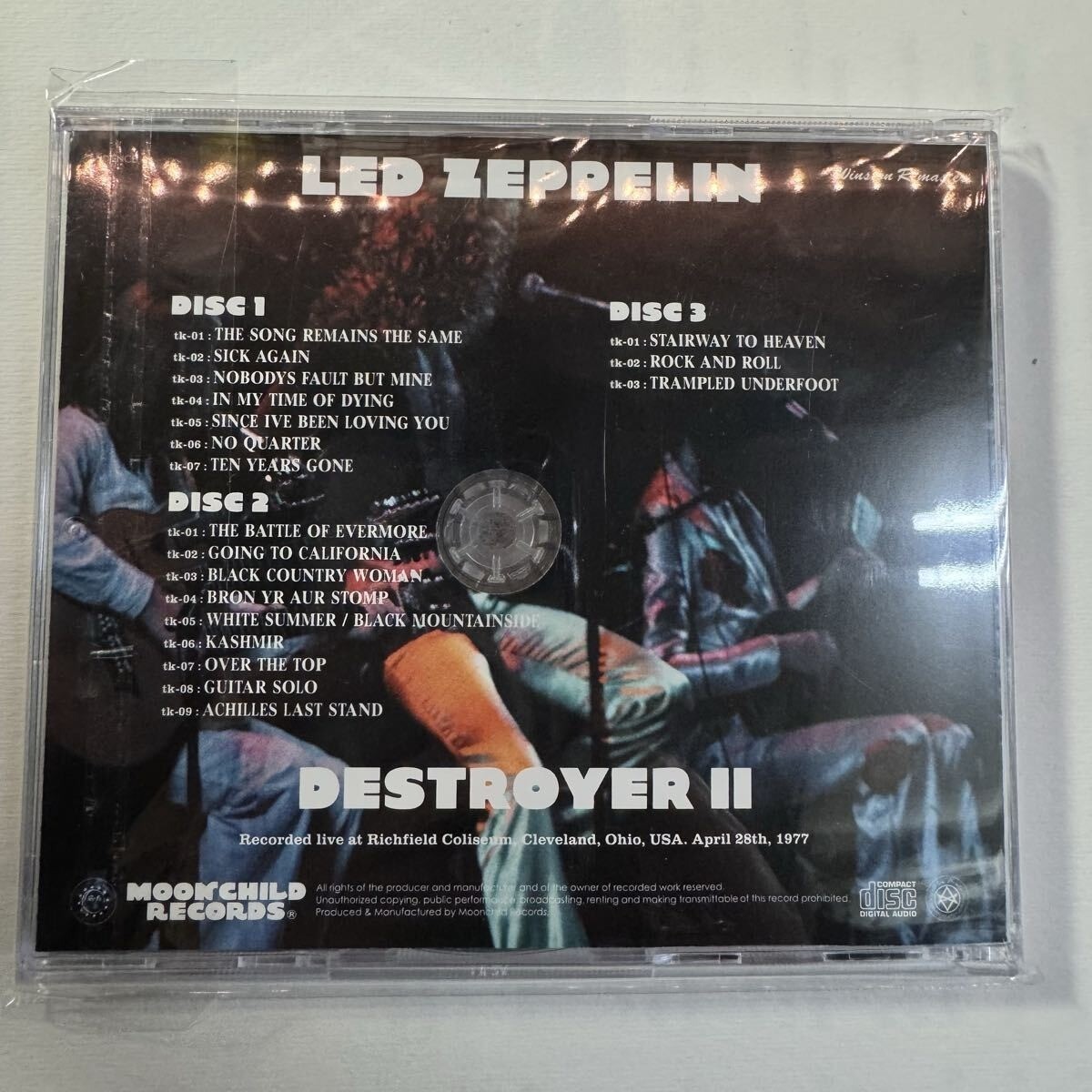 LED ZEPPELIN / DESTROYER 1 & 2 : 1977 Cleveland 2days (6CD)