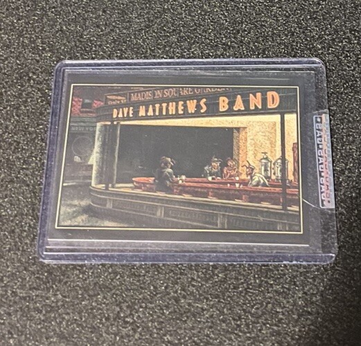 Dave Matthews Band MSG Luke Martin 11/23/2024 New York NYC Trading Card 150/200