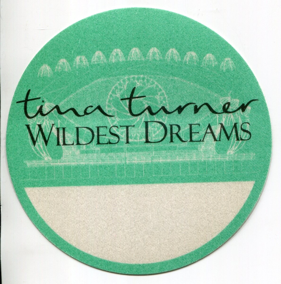 Vintage 1996 Tina Turner Concert Backstage Pass Wildest Dreams