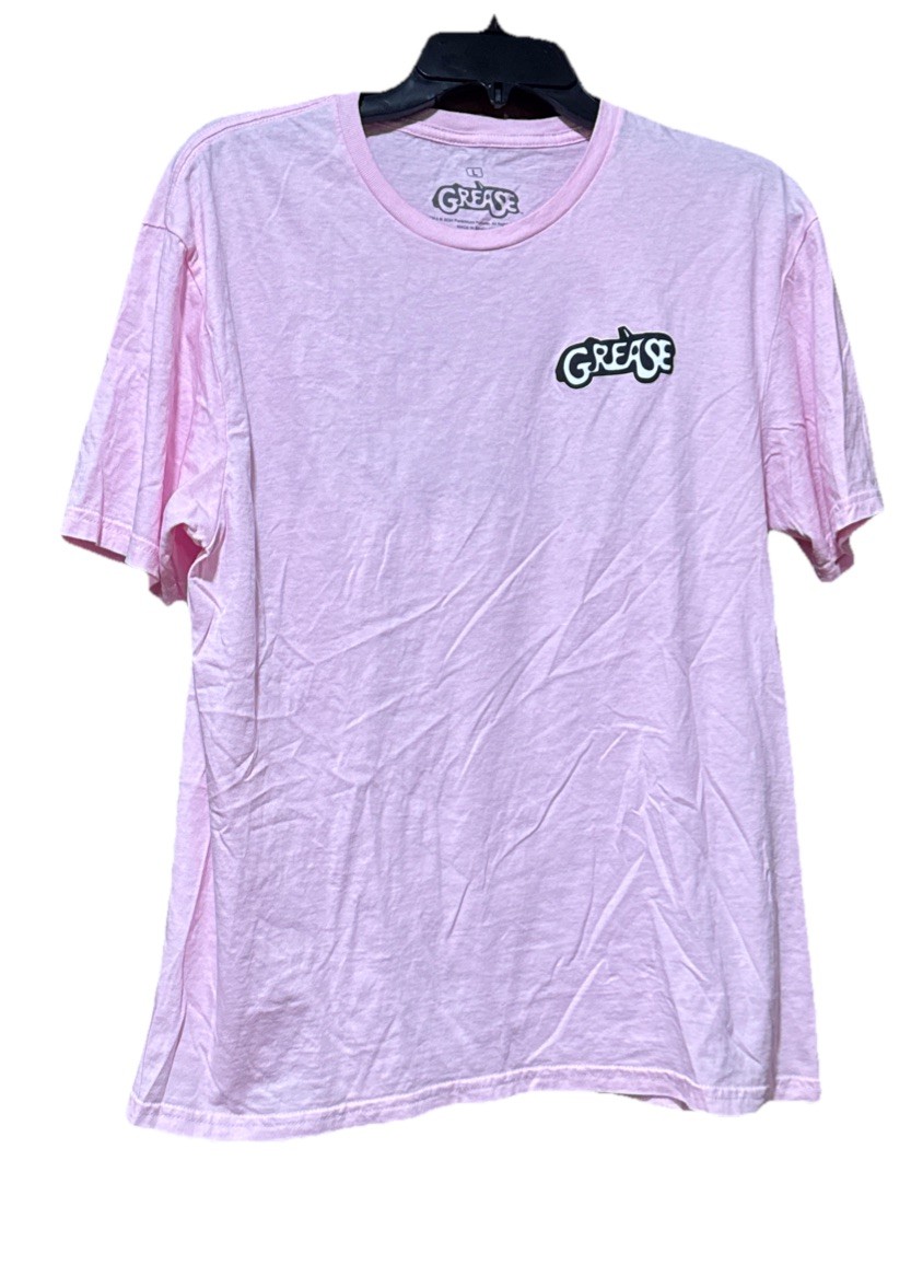 Grease Pink ladies T Shirt Large Women’s Short sleeve 100% Cotton