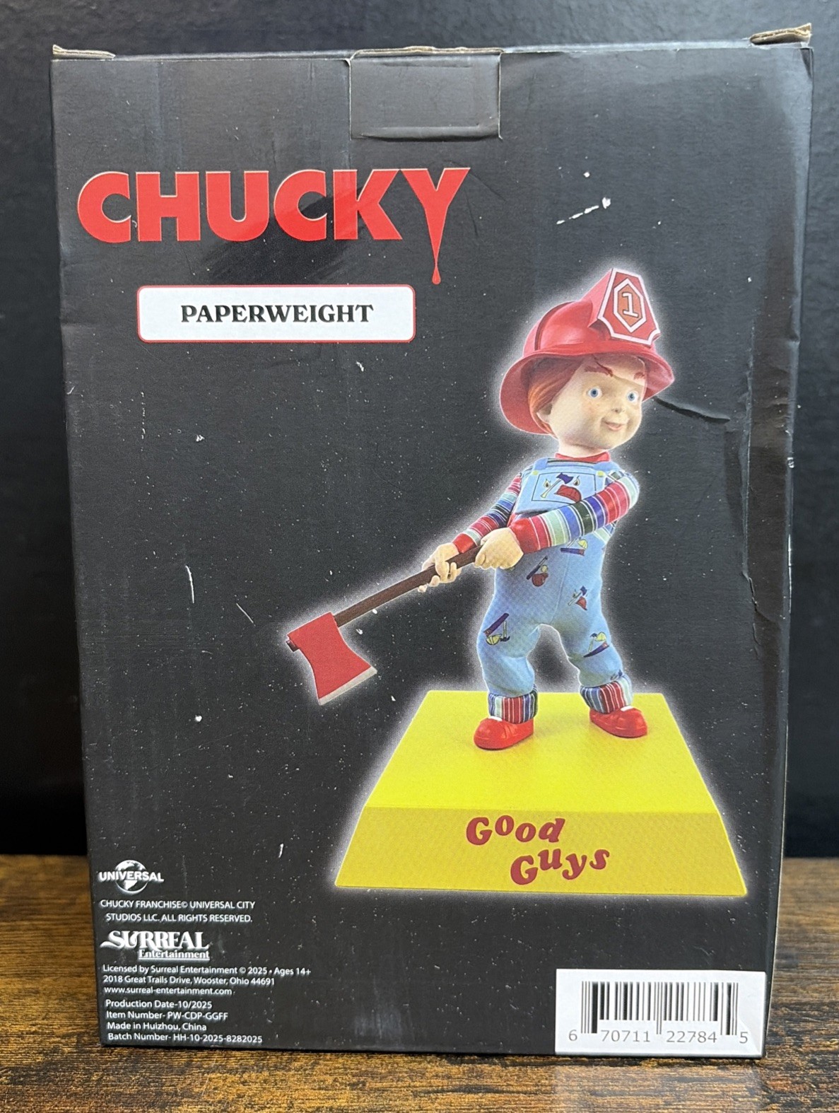Chucky Good Guys Paperweight Horror Collectible Figure Surreal Entertainment NIB