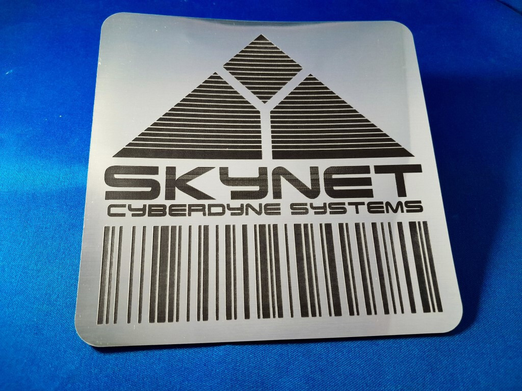 Skynet Cyberdyne Systems Metallic Wall Plaque