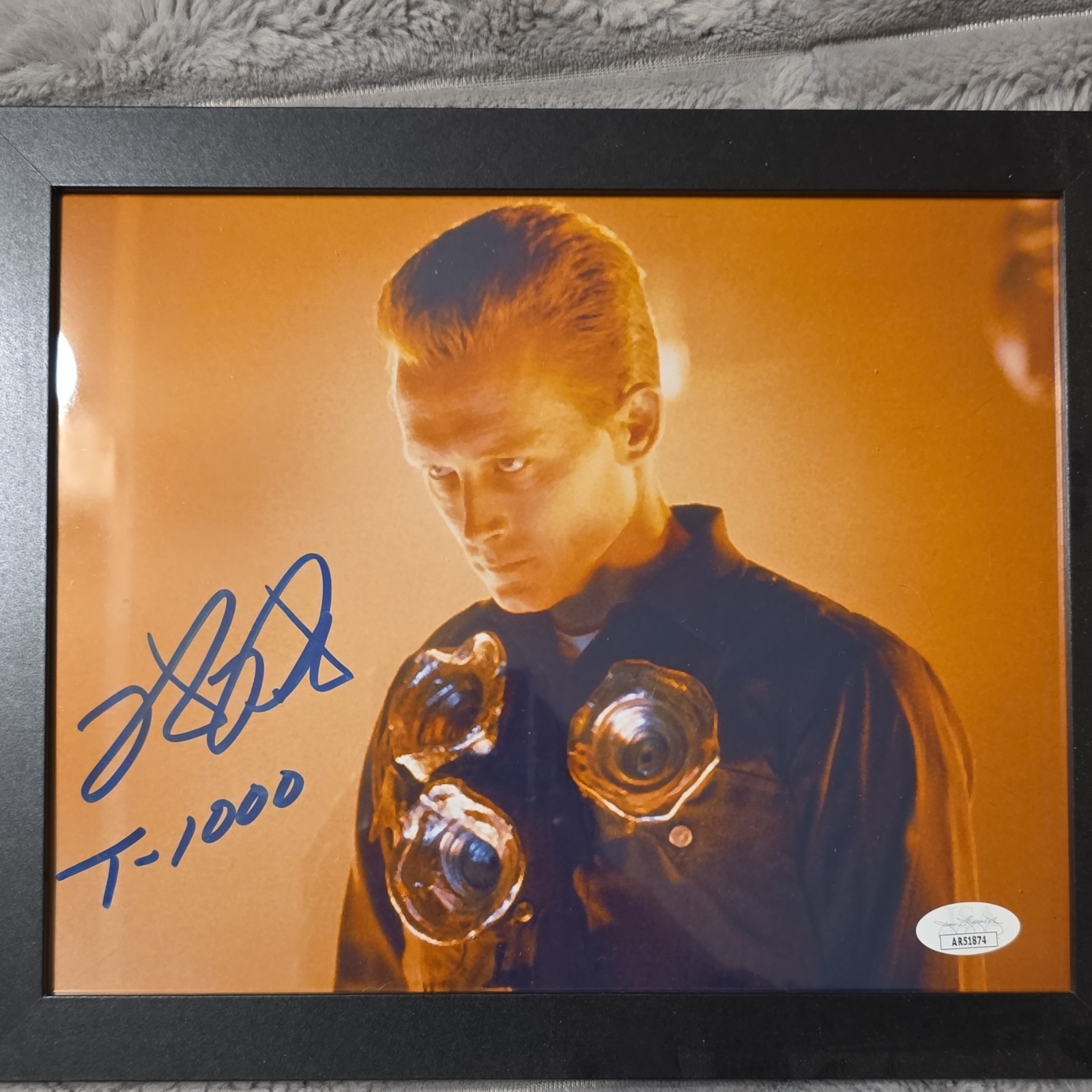Terminator 2 Judgment Day Signed Framed Photo JSA Authenticated Original