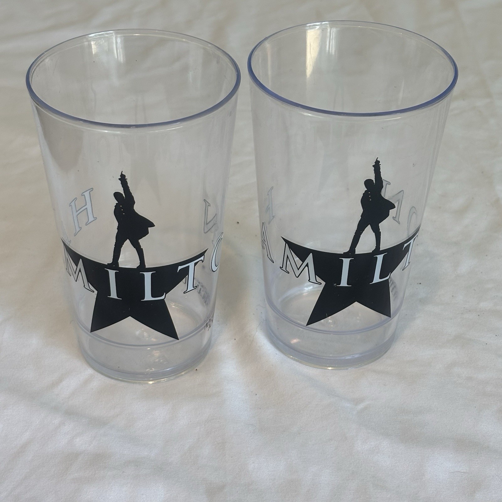 Set of 2 Hamilton Broadway Musical Souvenir Cups