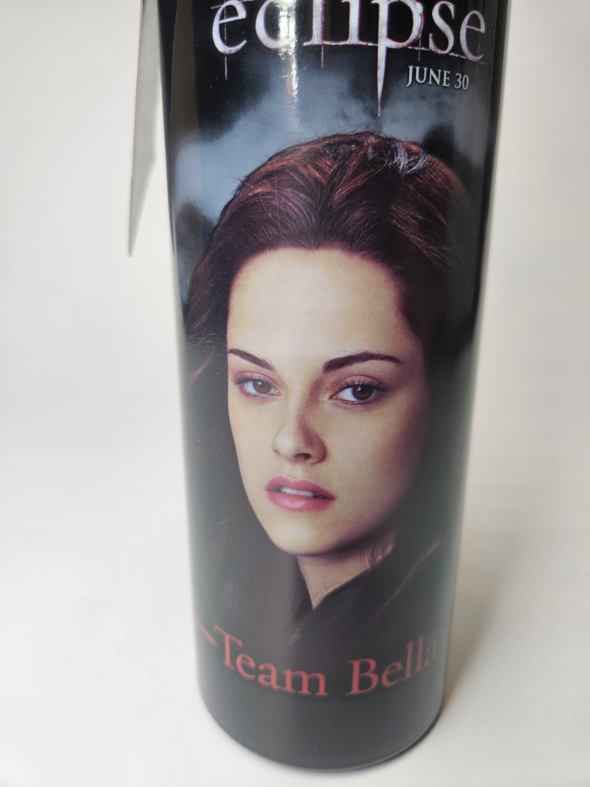Twilight Saga Eclipse Team Bella Aluminum Black Water Bottle New w/ Tags 33floz