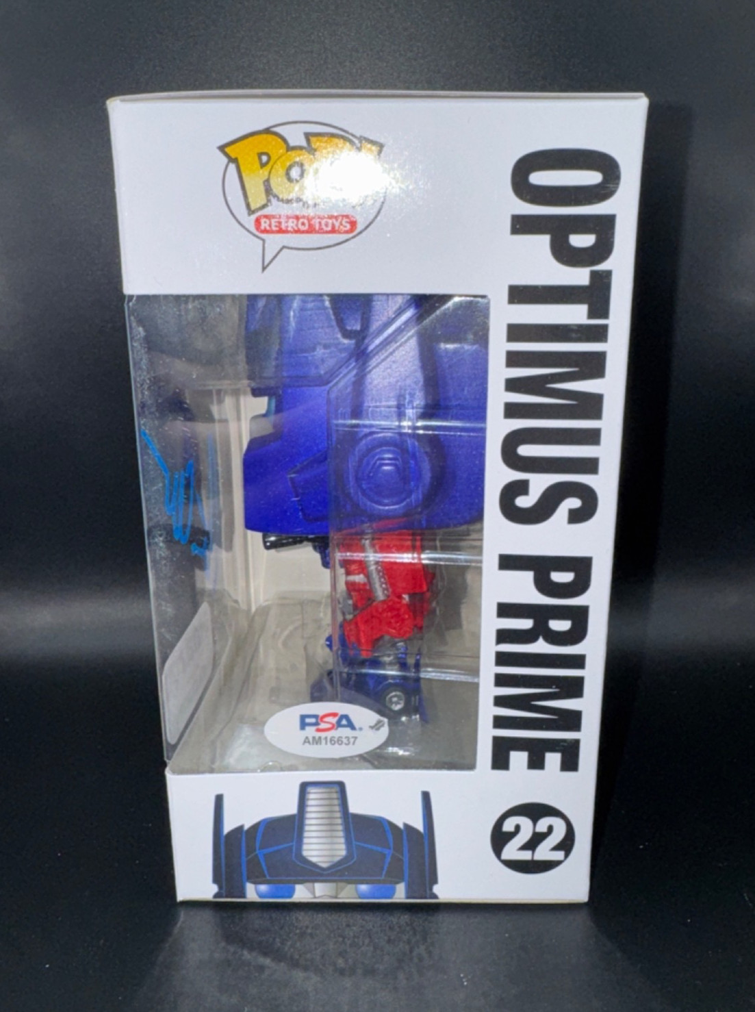 PETER CULLEN signed autographed OPTIMUS PRIME FUNKO POP FIGURE #22 w/ COA PSA