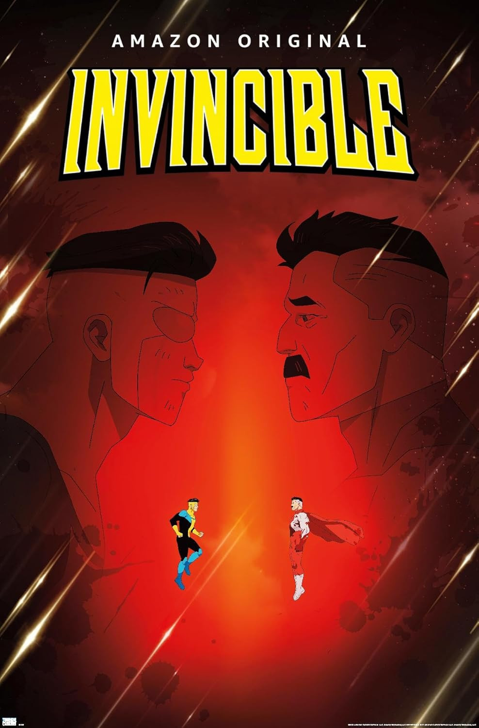 Invincible – Father and Son One Sheet Wall Poster, 34L” X 22.4W”, Premium Unfram