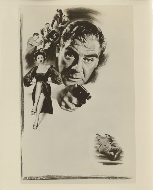 Joe MacBeth Movie Poster Art Original Photo Film Noir Ruth Roman Paul Douglas
