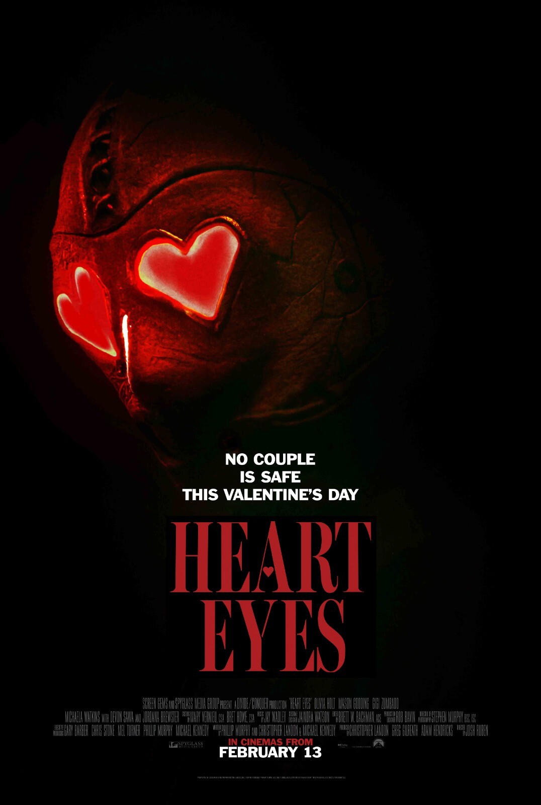 Heart Eyes movie poster (d) – 11 x 17 inches
