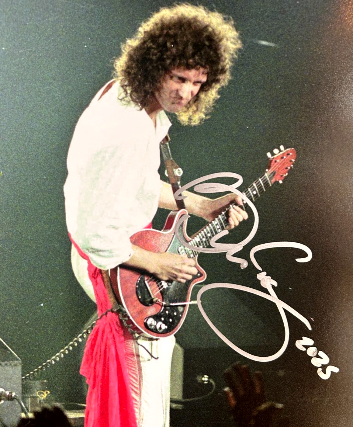 Brian May [QUEEN] Signed Original 8×10″ Authentic Autograph GENUINE w/COA
