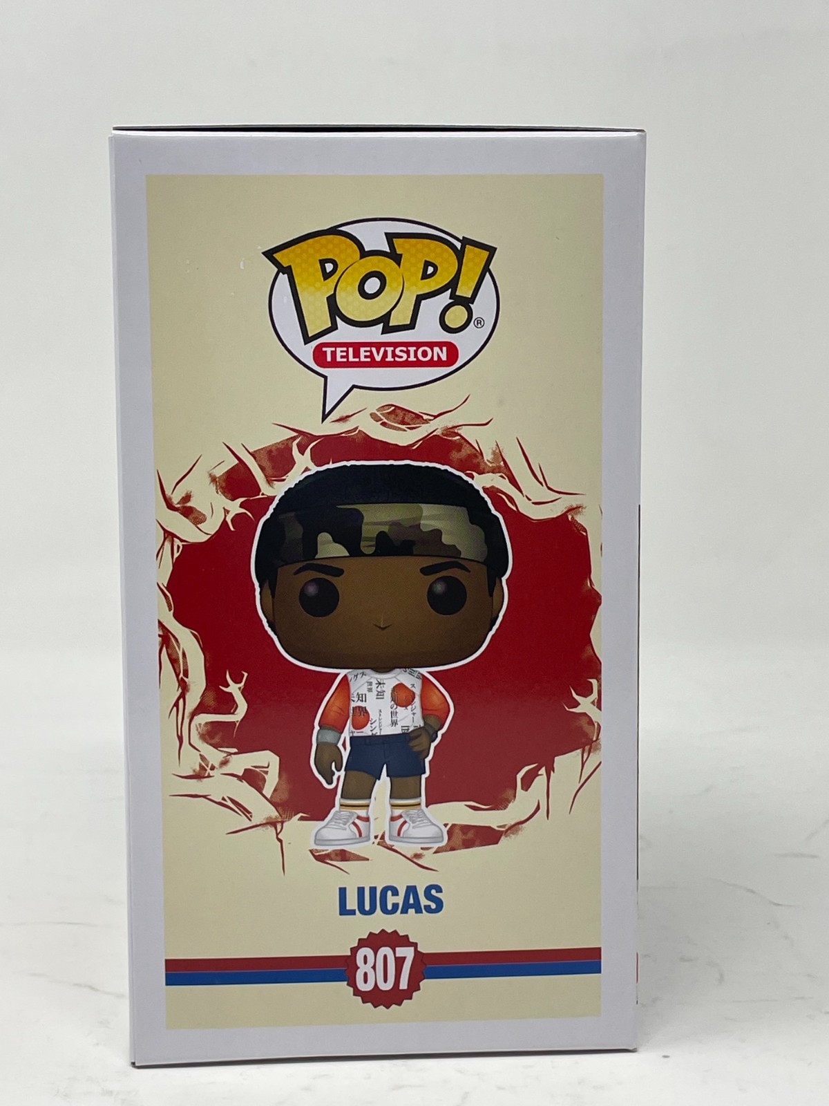 Caleb McLaughlin Stranger Things Signed Autograph Lucas Funko Pop 807 BAS COA