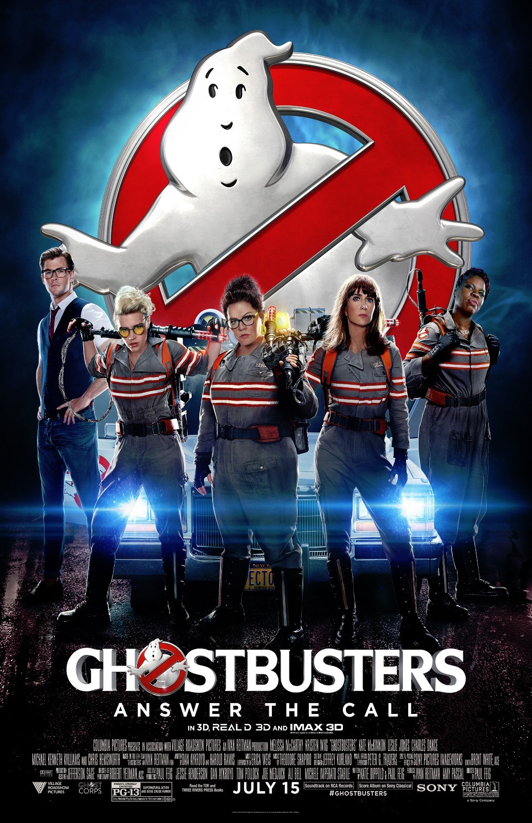 Ghostbusters movie poster – Ghostbusters poster (b) – 11″ x 17″ (2016)