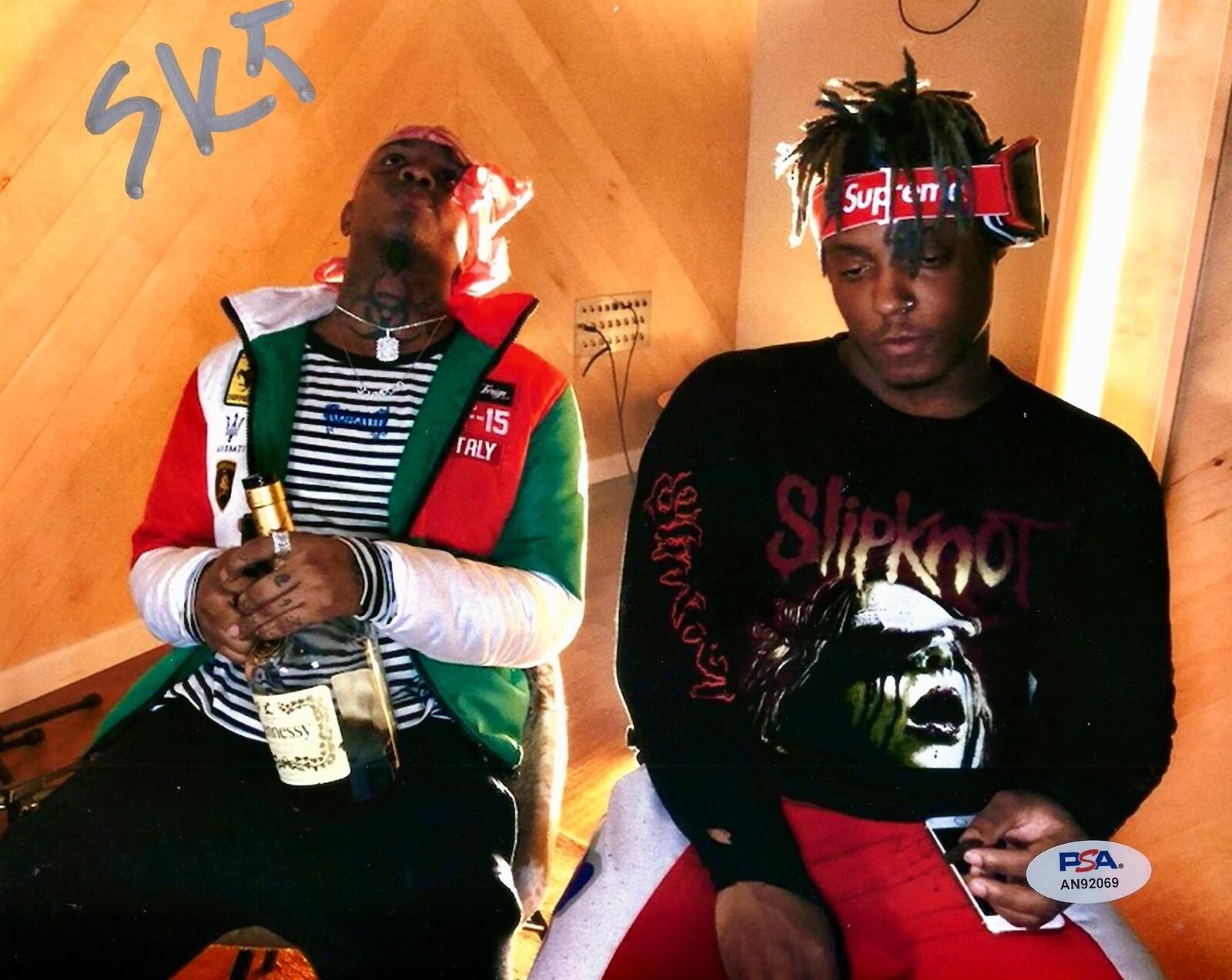 SKI MASK THE SLUMP GOD SIGNED 8X10 PHOTO JUICE WRLD XXXTENTACION – PSA/DNA COA