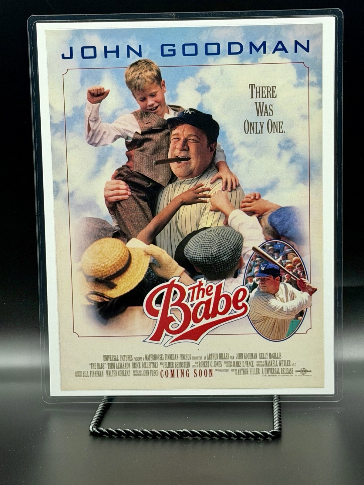 The Babe Starring John Goodman 1991 Original Preserved Poster Print 8.5 X 11”