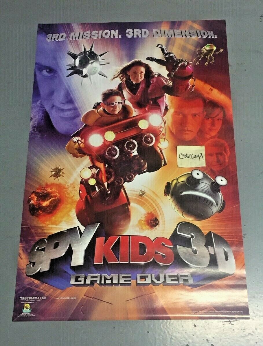2003 Spy Kids 3D movie poster (Brand New and unused) 23×35 inches