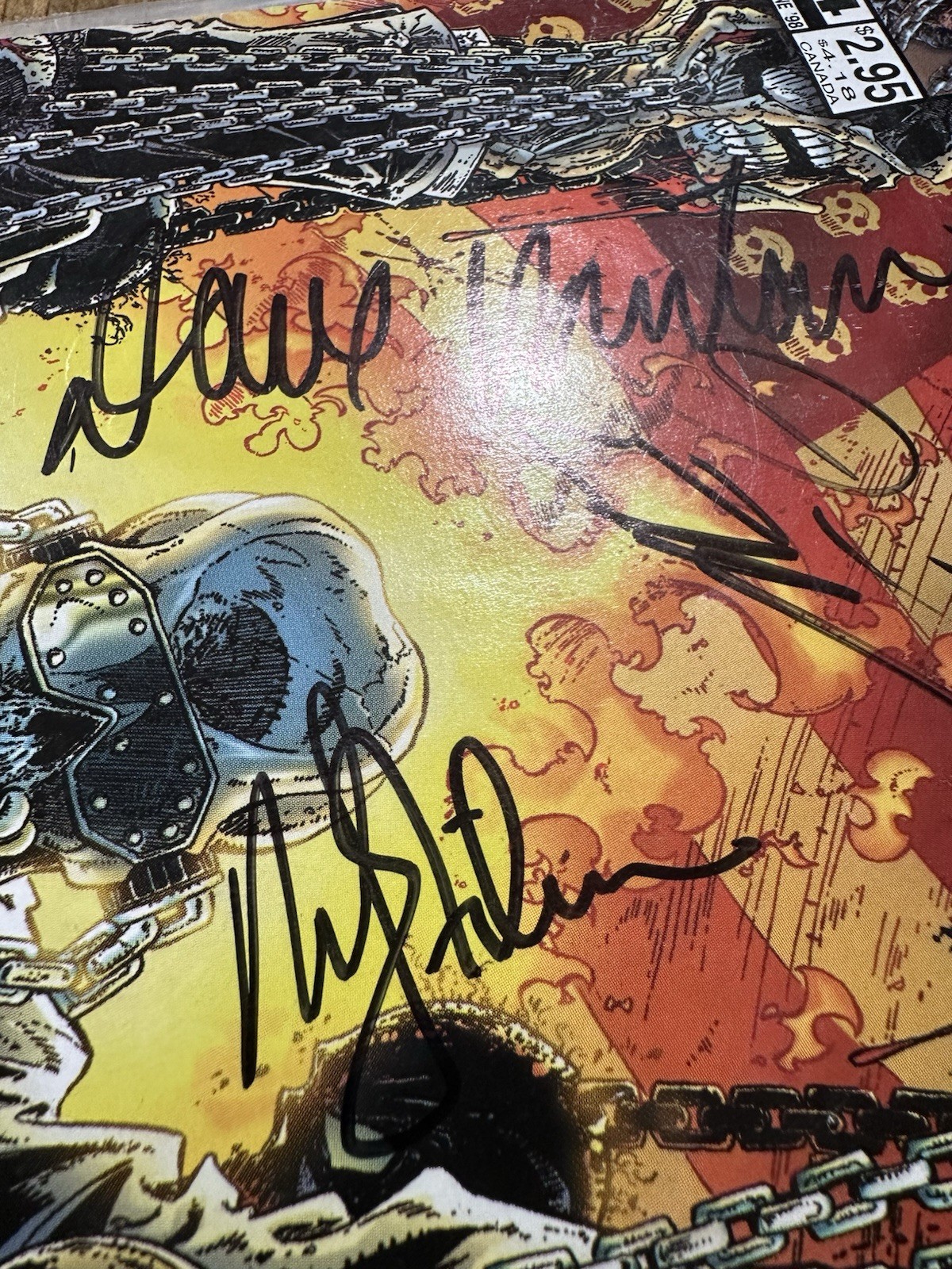 Megadeth Cryptic Writings Comic Book Full Band Signed Autographed Dave Mustaine