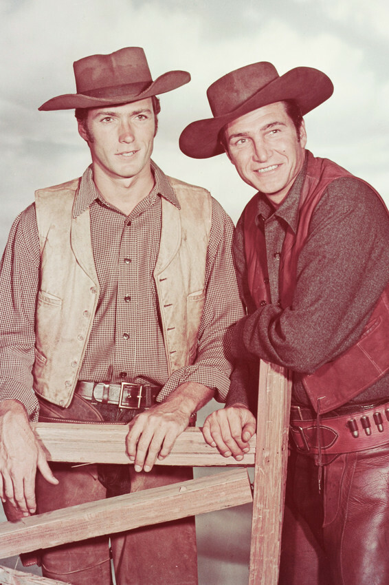 Rawhide Color 18x24Poster Clint Eastwood Eric Fleming