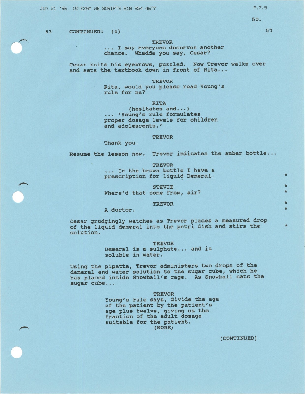 John Heard Samuel L Jackson ONE EIGHT SEVEN 187 Original screenplay for #163971