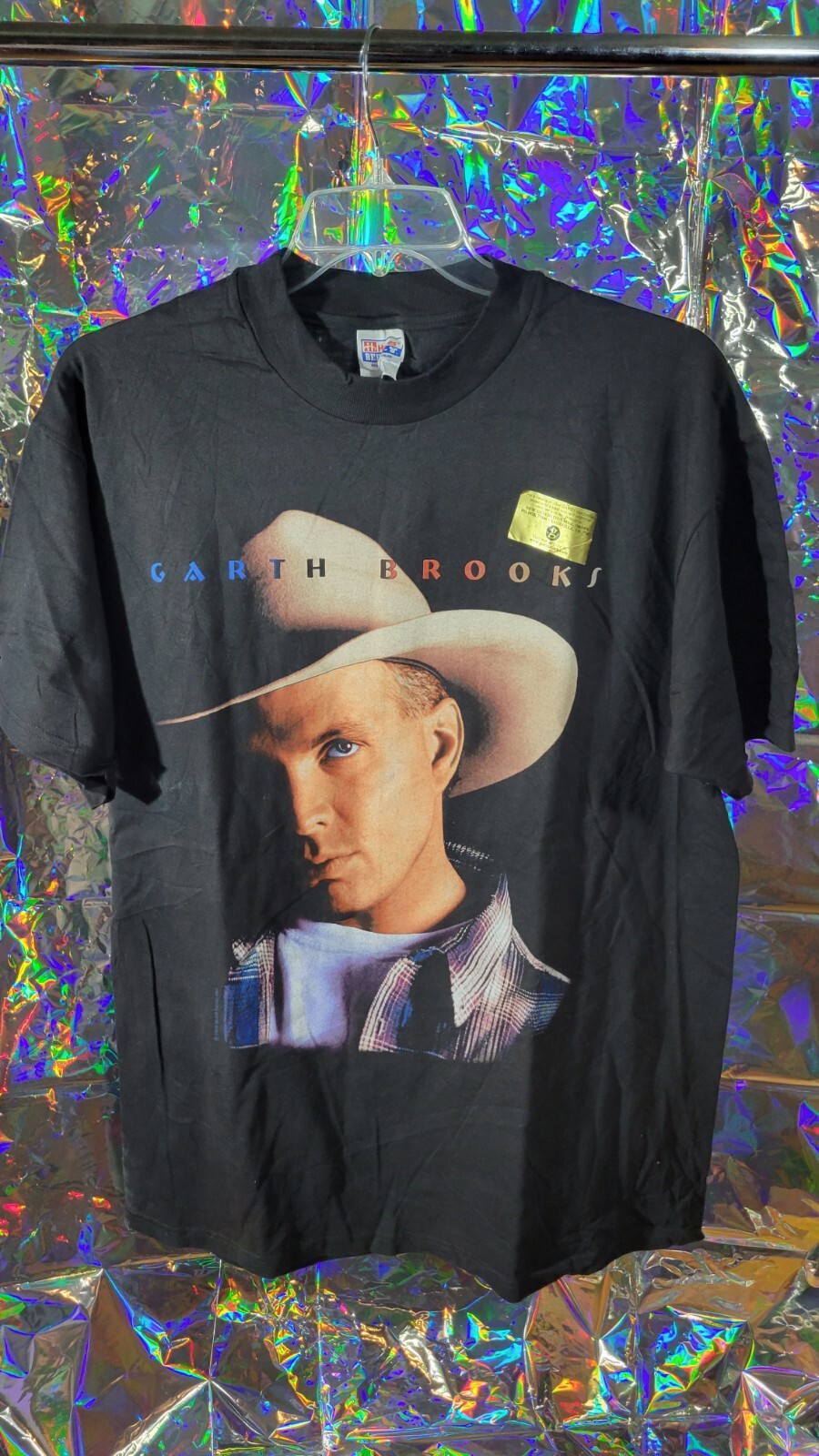 Vintage Garth Brooks 1998 Concert World Tour Black T Shirt Size XL Hanes Beefy T