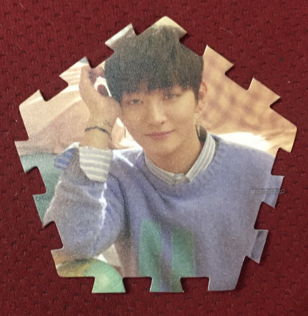 WANNA ONE 0+1=1 I PROMISE YOU Taiwan TAZO two CARDs (YOON JISUNG+GROUP)