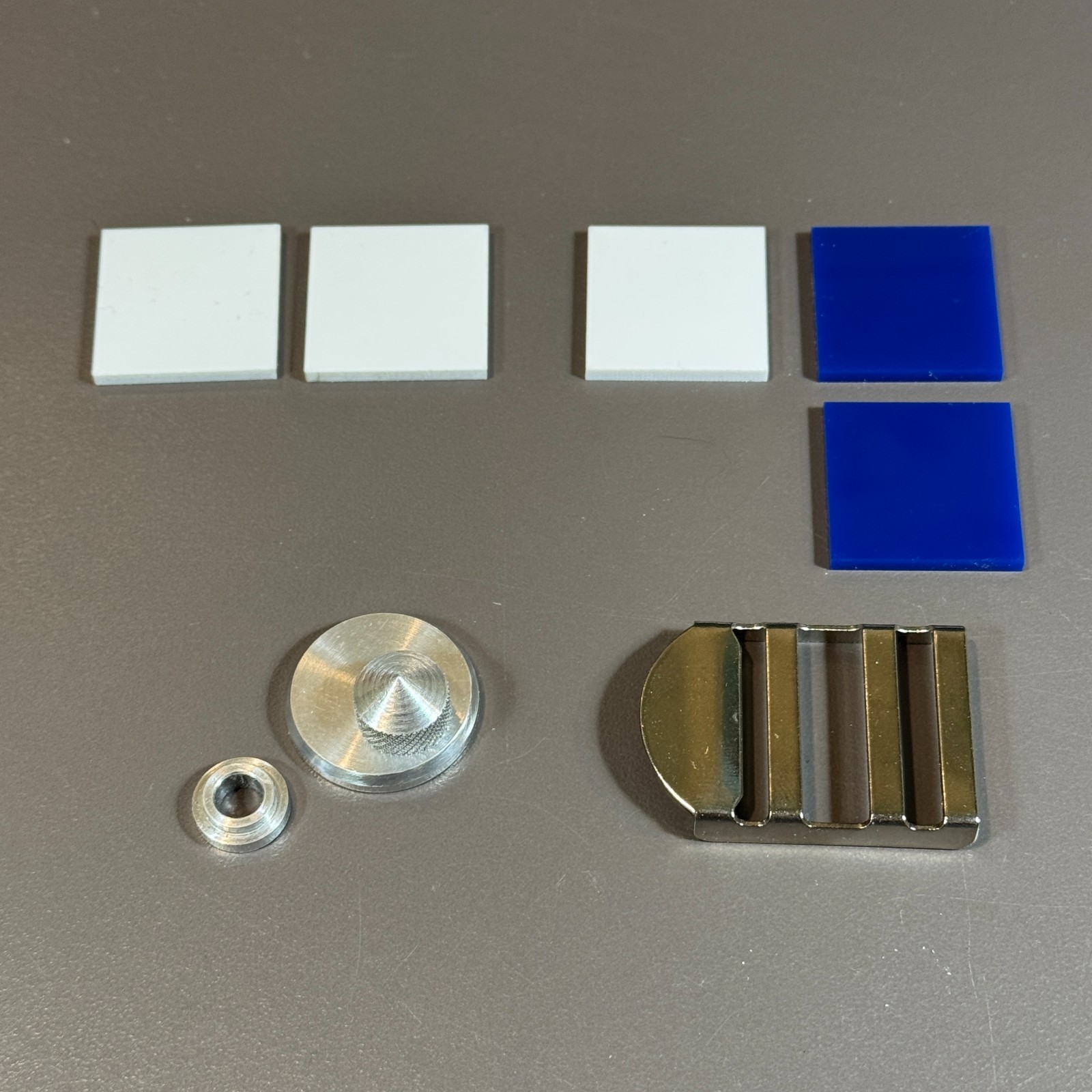 Star Wars X-Wing Pilot Chest Box Prop Aluminum Knobs, Acrylic Squares, & Buckle