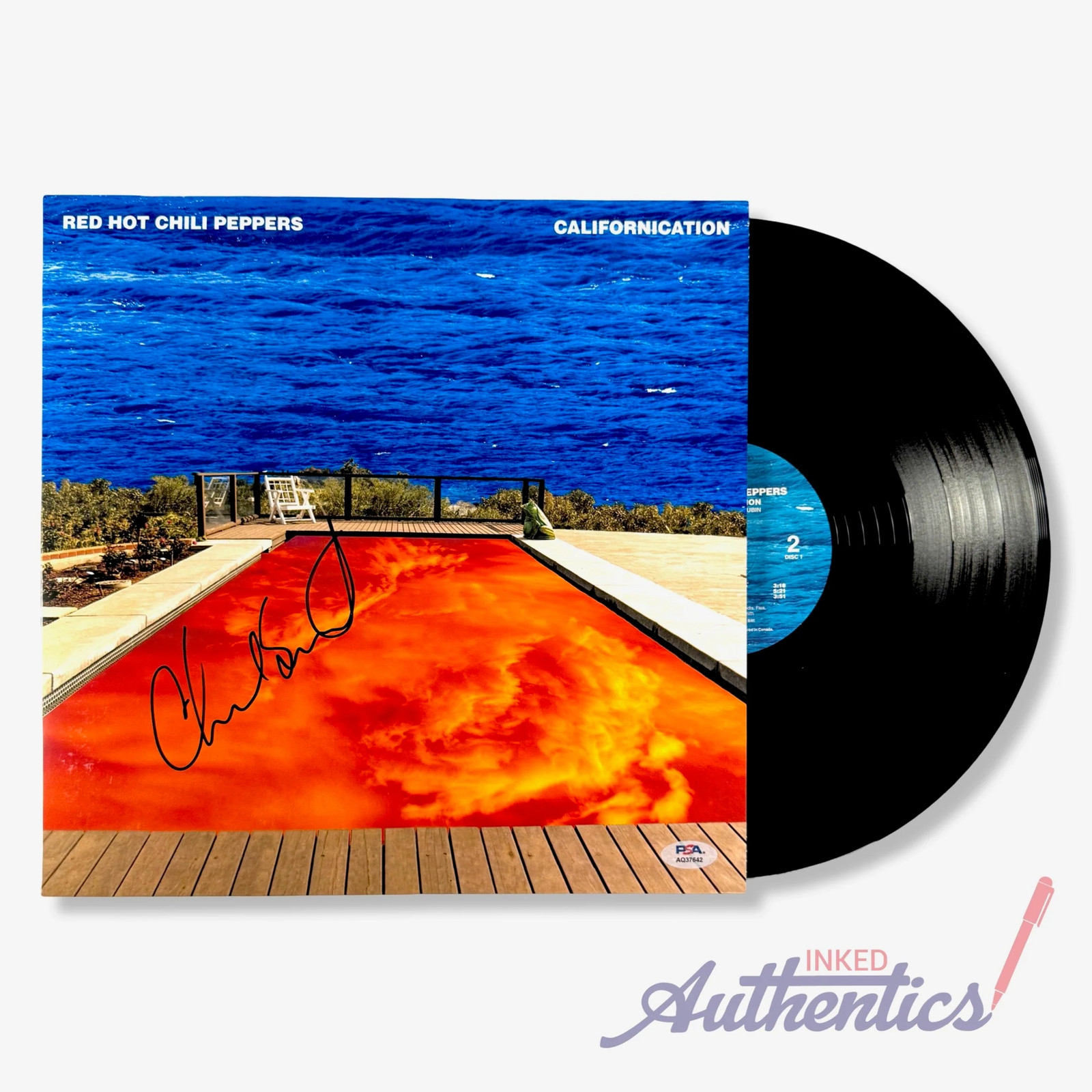 Chad Smith Signed Autographed Vinyl LP “Californication” PSA/DNA Authenticated