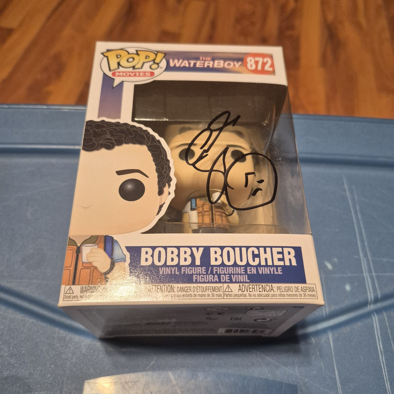 Adam Sandler Signed The Waterboy Bobby Boucher Funko Pop 872 NICE SIG RARE JSA C