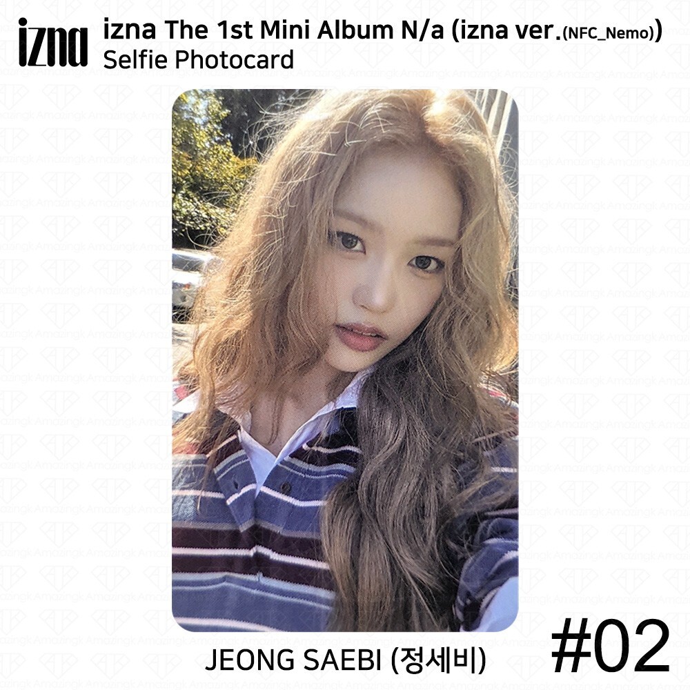 IZNA The 1st Mini Album N/a NFC_Nemo ver Official Selfie Photocard ID Card KPOP