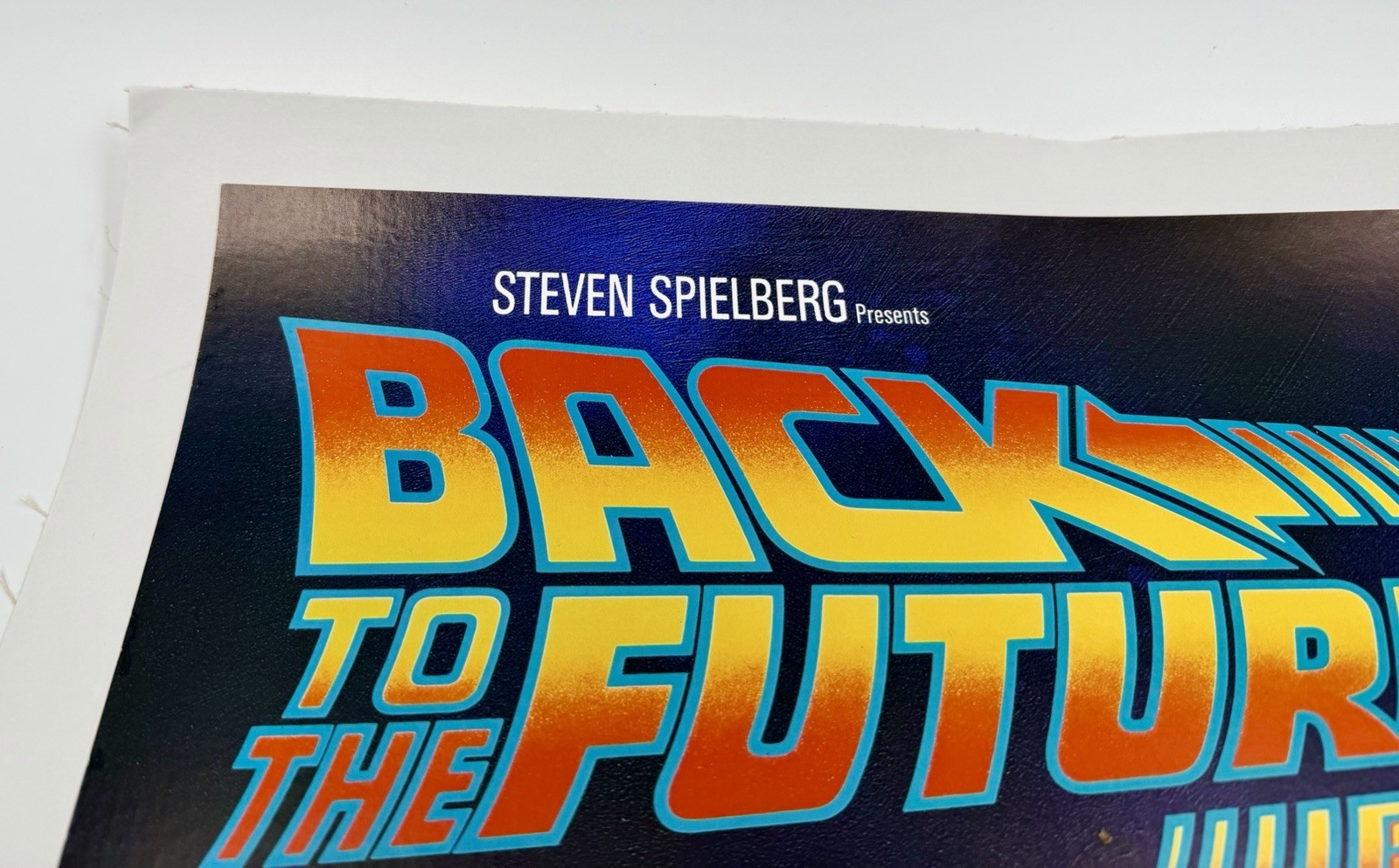 Michael J. Fox and Cast + 10 Signed JSA Letter Back to the Future 30X40 Poster