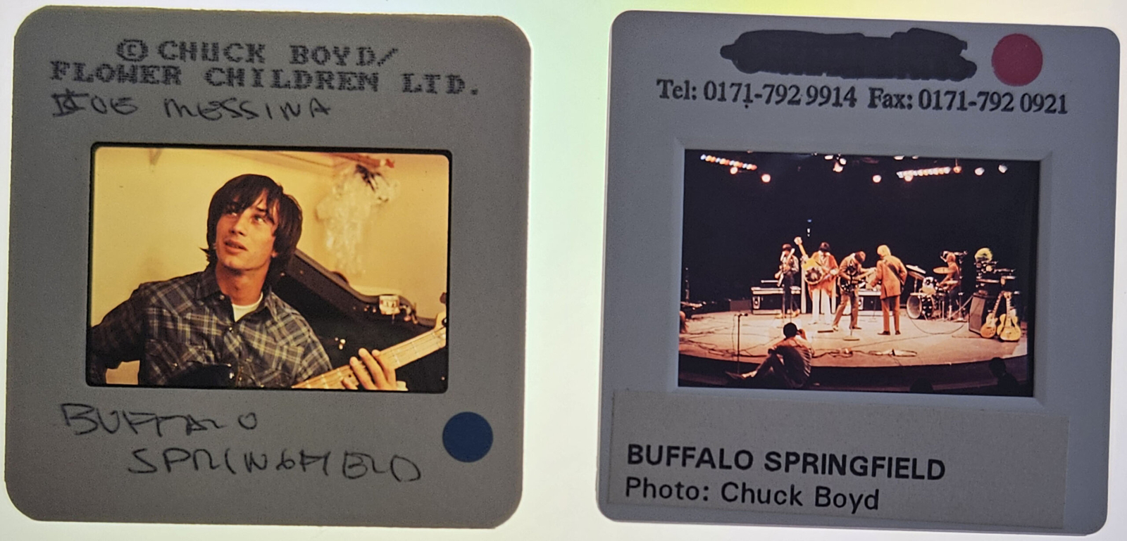 Neil Young Buffalo Springfield Negatives 1960s Concert From Famous Rock Photo…