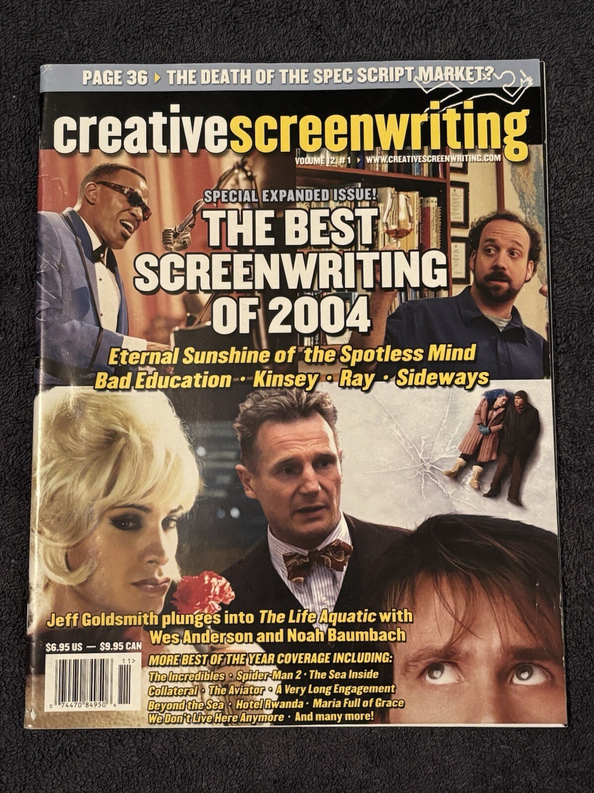 The Best Screenwriting of 2004 Creative Screenwriting Mag Vol 12 #1 VG CONDITION