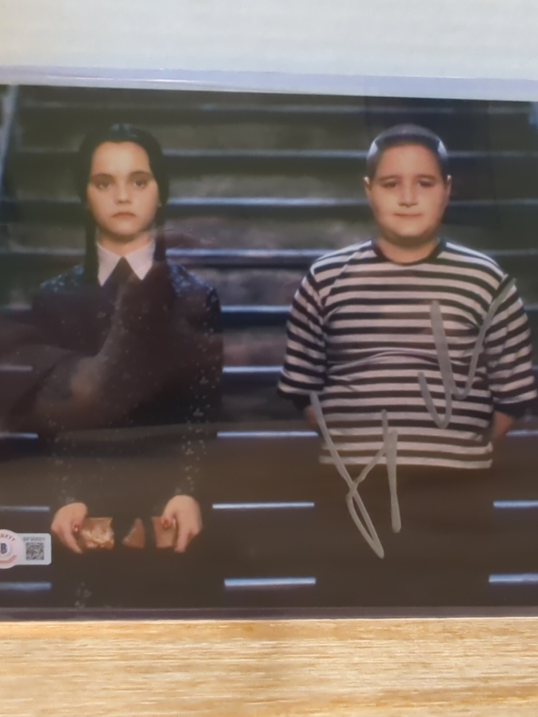 Jimmy Workman “Pugsley Addams” THE ADDAMS FAMILY Autograph 8 x 10 Beckett COA