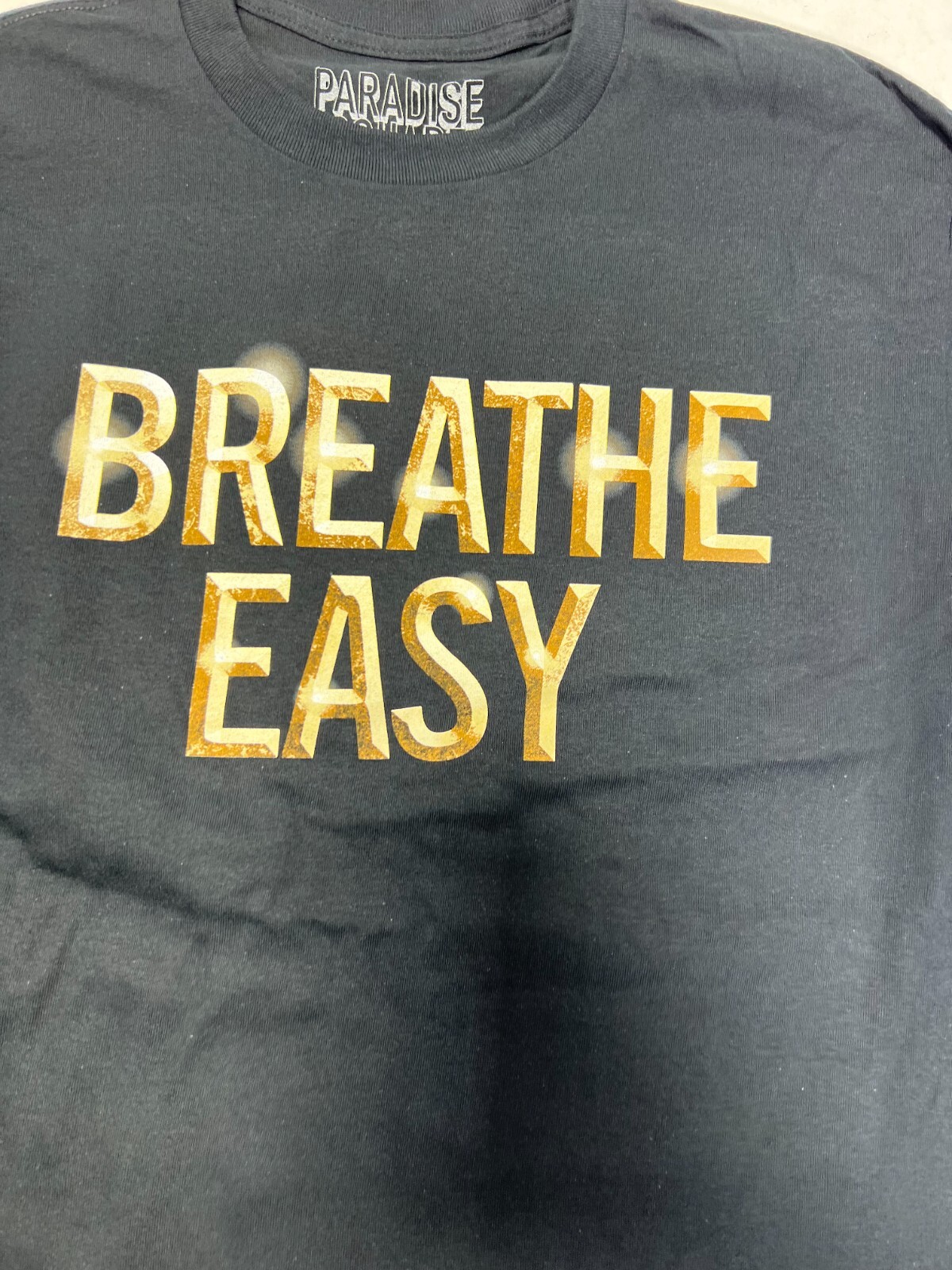 PARADISE SQUARE A NEW MUSICAL BREATHE EASY LONG SLEEVE UNISEX TEE NEW OFFICIAL