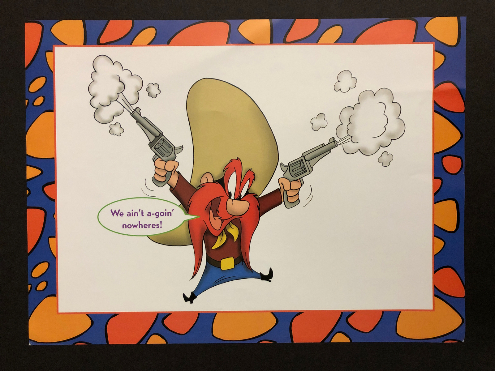 Space Jam 1996 Movie – Yosemite Sam – Mini Poster 8×11 Michael Jordan