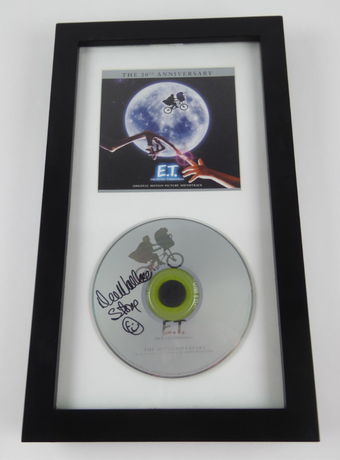 Dee Wallace Stone Signed ET Framed Display Matted CD W/Cover