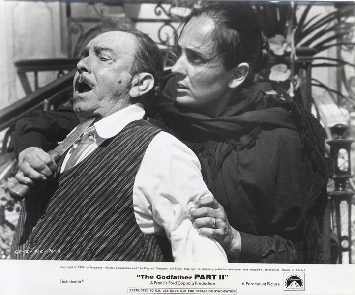 The Godfather 2 Maria Carta Giuseppe Sillato Original 8×10 Photo Snipe 1974