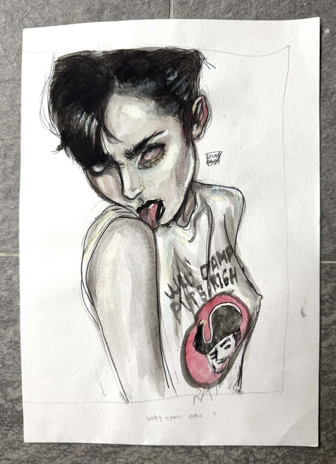 Madonna original art By LUCAS DAVID