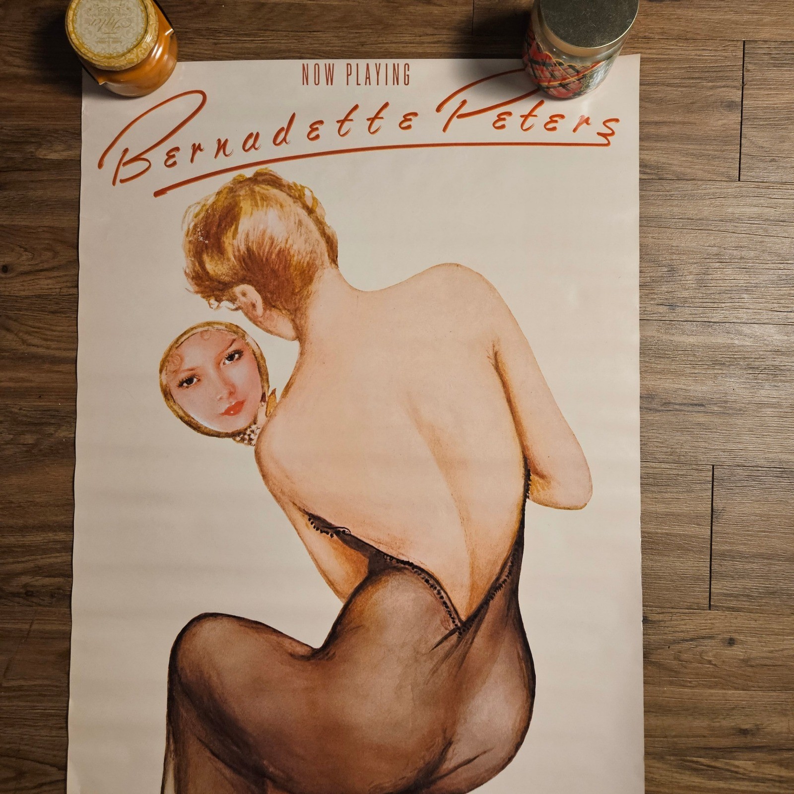 Bernadette Peters Now Playing Vintage 1981 Promo Album Poster MCA Records