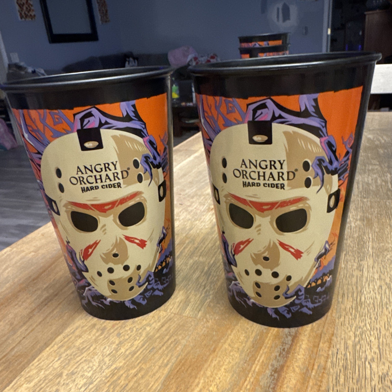 Angry Orchard x Jason Collectors Cup Halloween 2025 Hard Plastic durable x2